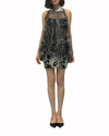 Halter-Neckline Short Dress