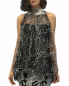 Halter-Neckline Short Dress