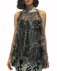 Halter-Neckline Short Dress