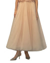 A-Cut Midi Tulle Skirt