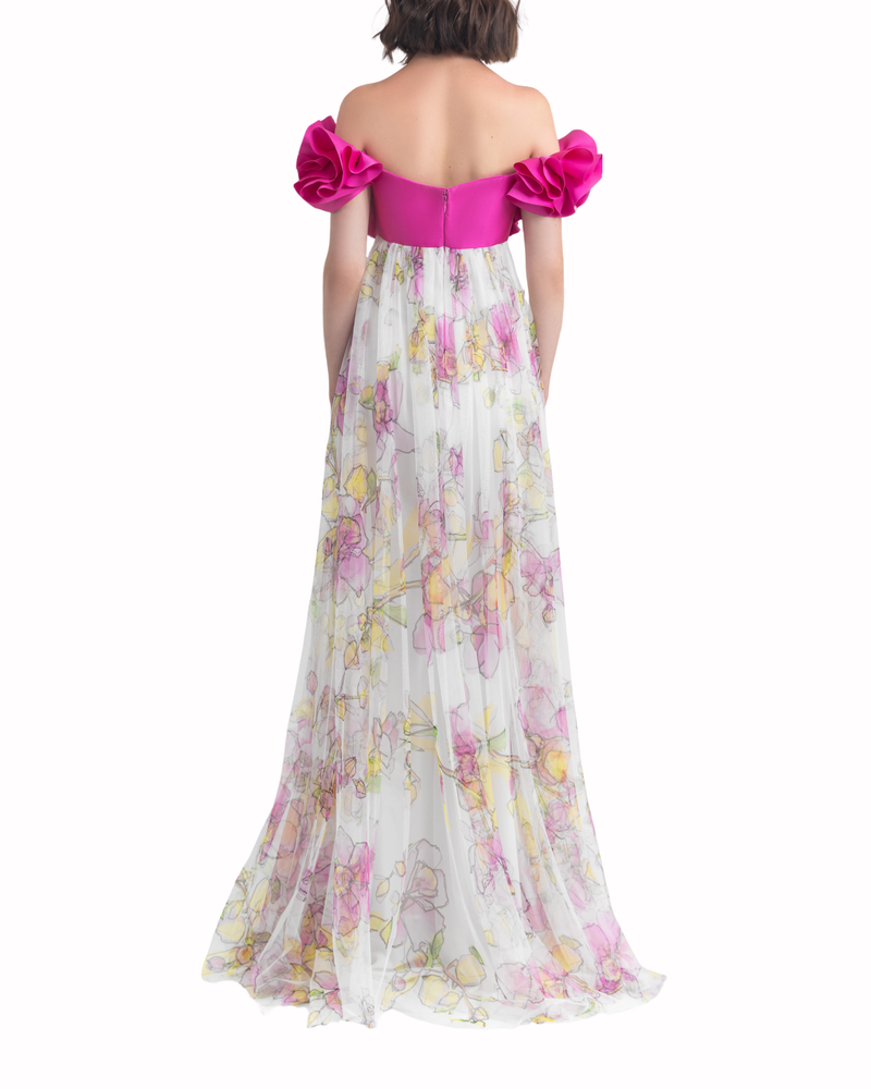 Floral Tulle Dress