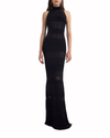 Halter Neckline Knit Dress