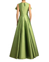 Bow-Like Princess Cut Long Dress