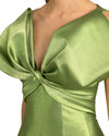 Bow-Like Princess Cut Long Dress