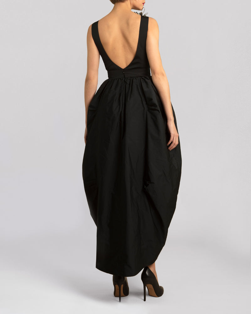 Balloon-Like Midi Dress