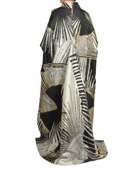 Kimono-Like Multicolored Kaftan