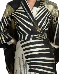 Kimono-Like Multicolored Kaftan