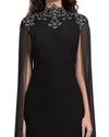 Embellished High-Collar Dress