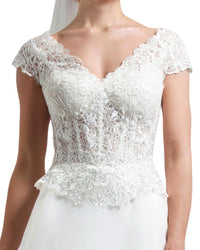Strapless Lace Dress