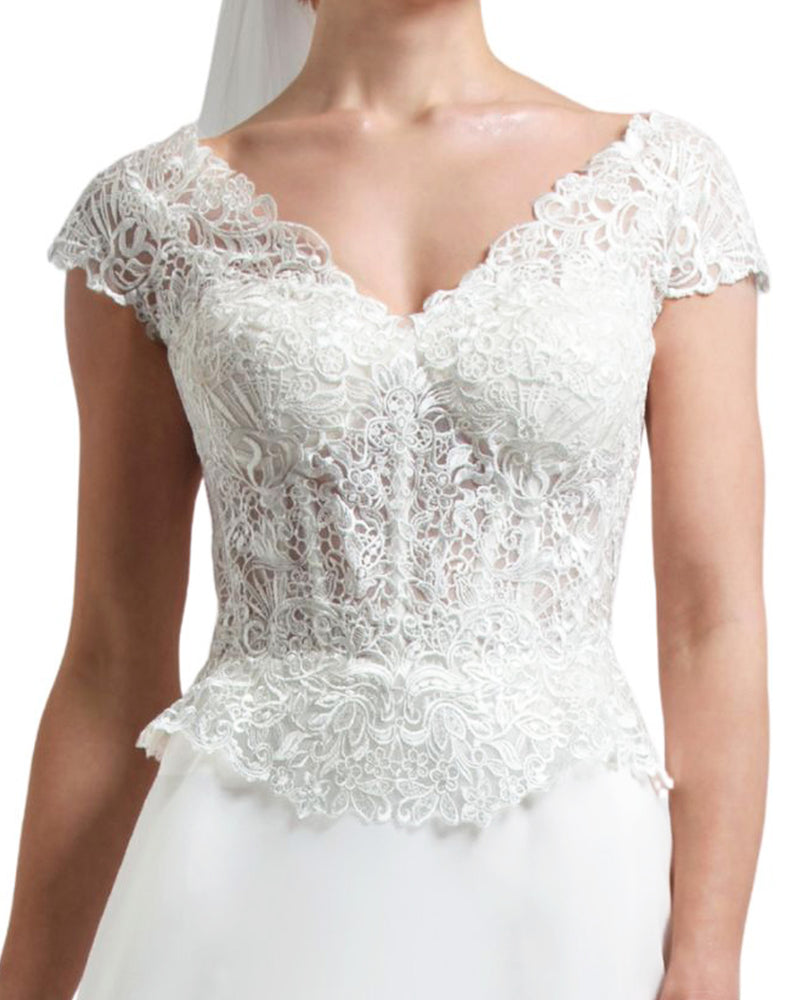 Strapless Lace Dress