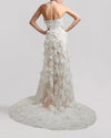 Embroidered Halter Bridal Dress