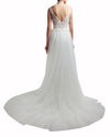 3D Flowers Upper Part Long Dress