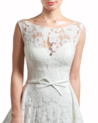 Bridal Dress with Flared Back