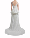 Bridal Dress with Flared Back