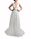 Deep Neckline Dress
