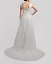 A-Line Embroidered Long Dress