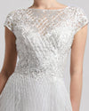 A-Line Embroidered Long Dress