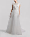 A-Line Embroidered Long Dress