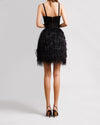 Feather Skirt Paired With Top