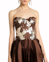 Strapless Corset Short Dress
