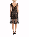 Dress with See-Through Overskirt