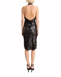Black Sequin Dress