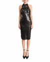 Black Sequin Dress