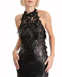 Black Sequin Dress