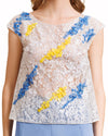 Pants With Slits Paired with Lace Top