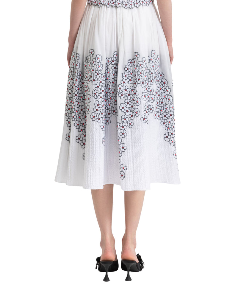 Flared Midi Skirt