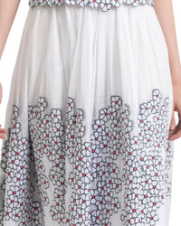 Flared Midi Skirt