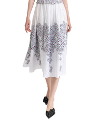Flared Midi Skirt