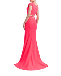 Mermaid Cut Skirt and Cut Out Detailed Top