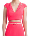 Mermaid Cut Skirt and Cut Out Detailed Top