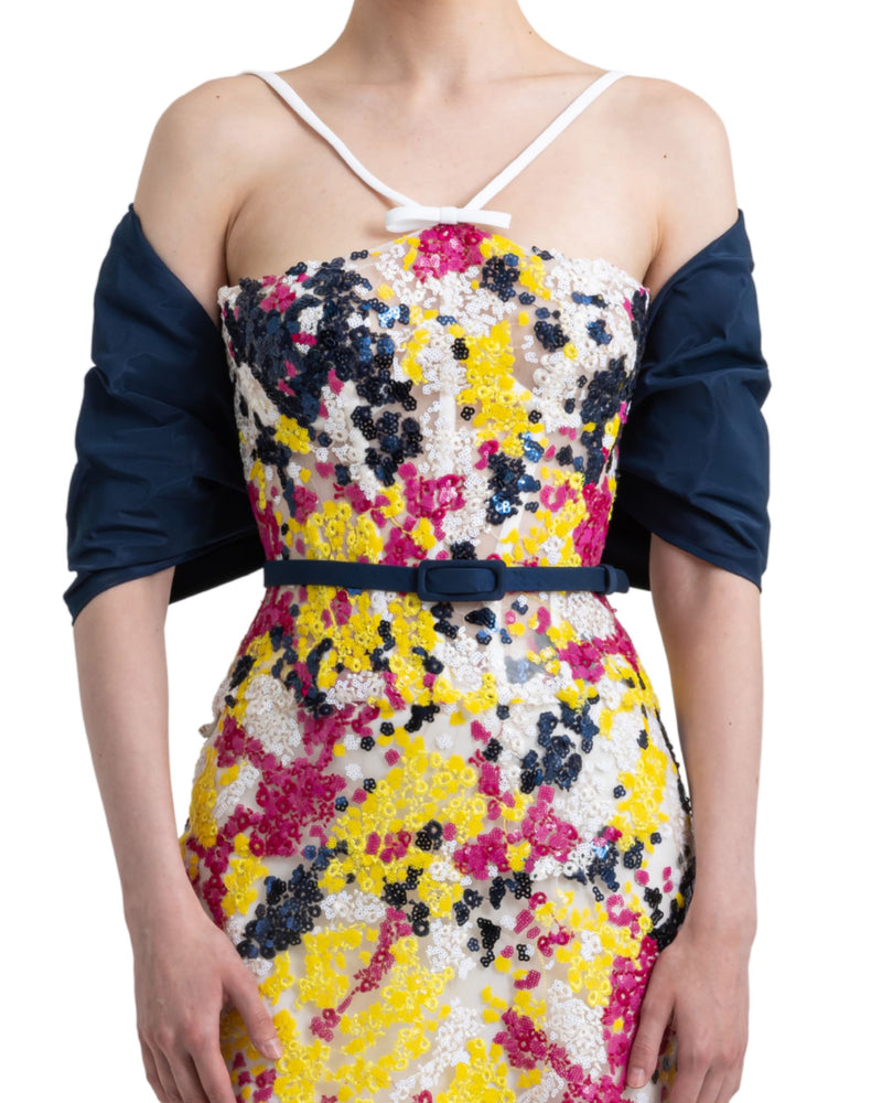 Sequins Corset Dress with Bolero
