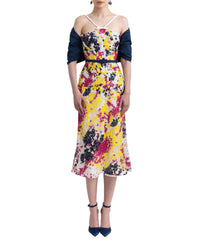 Sequins Corset Dress with Bolero