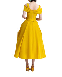 Taffeta Corset and Wide Skirt Set
