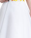 Flared White Skirt