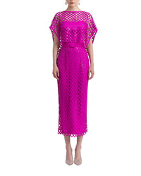Sequins Top and Midi Skirt