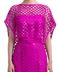 Sequins Top and Midi Skirt