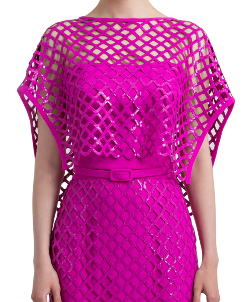 Sequins Top and Midi Skirt