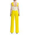 Straight Cut Pants and Yellow Top