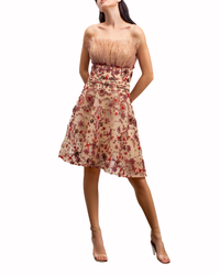 Fully Bejeweled Short Dress