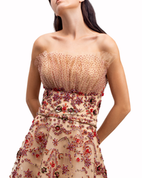 Fully Bejeweled Short Dress