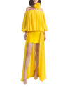 Chiffon Off-Shoulders Dress