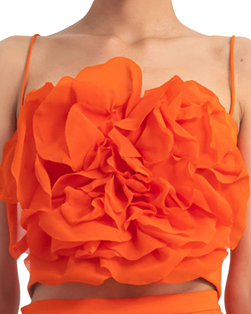 Chiffon Flower Top