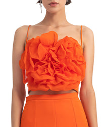 Chiffon Flower Top