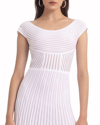 Off-Shoulder Knit Dress