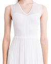 White Heart Shape Design Dress