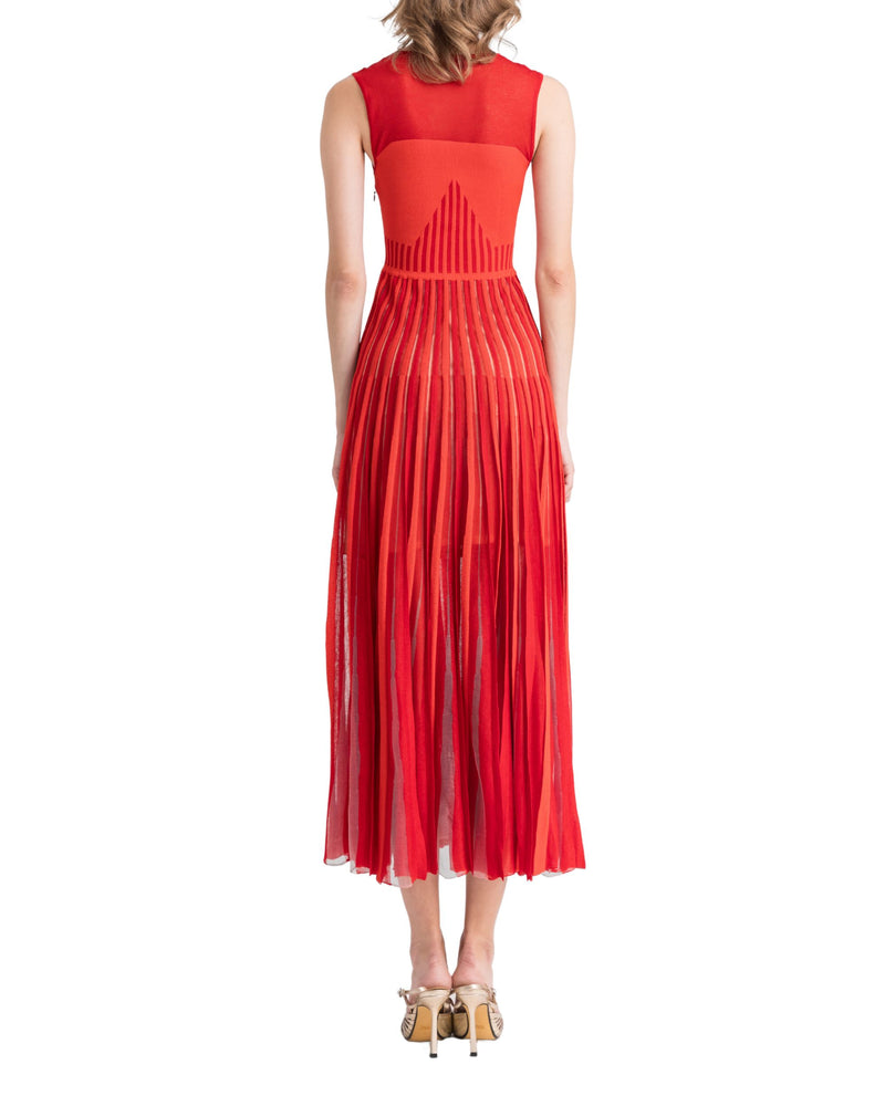 Red Heart Shape Design Dress